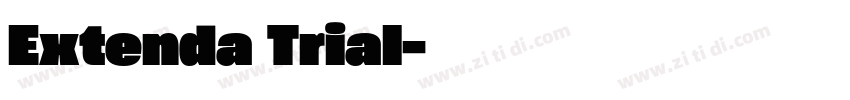 Extenda Trial字体转换